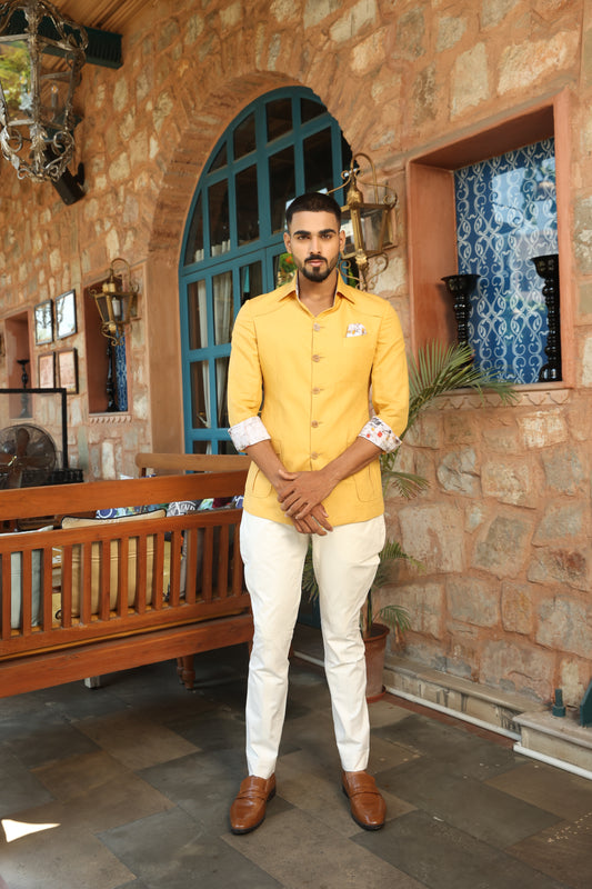 Mustard Linen Hunting Safari