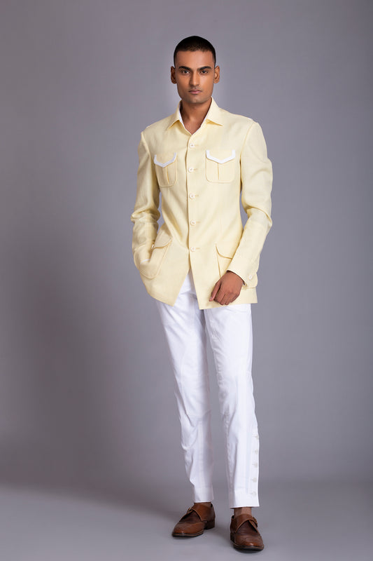 Yellow Linen Hunting Safari