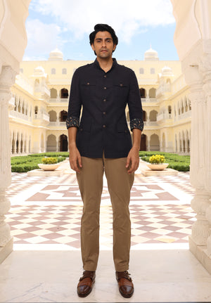 Blue Linen Hunting Safari