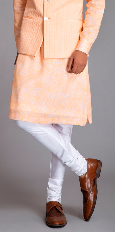 White Cotton Silk Churidar