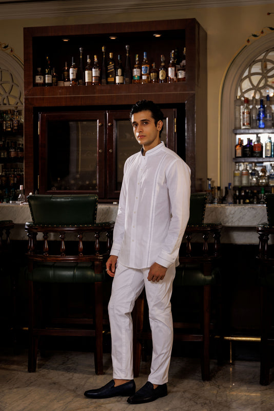 White Linen Shirt