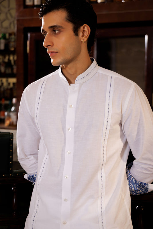 White Linen Shirt