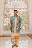 Teal Cosmos Minus Indowestern