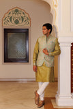 Mint Green Vintage Flora Half Jacket