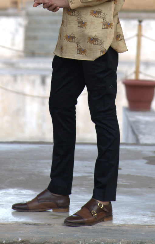 Black  Cotton Breeches