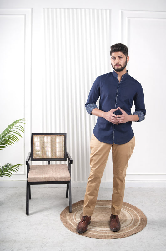 Blue Linen Shirt