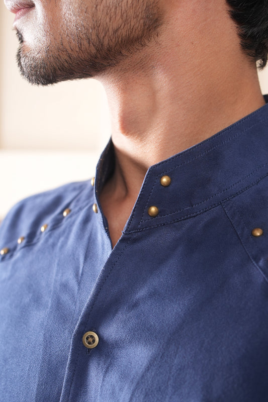 Blue Suede Shirt