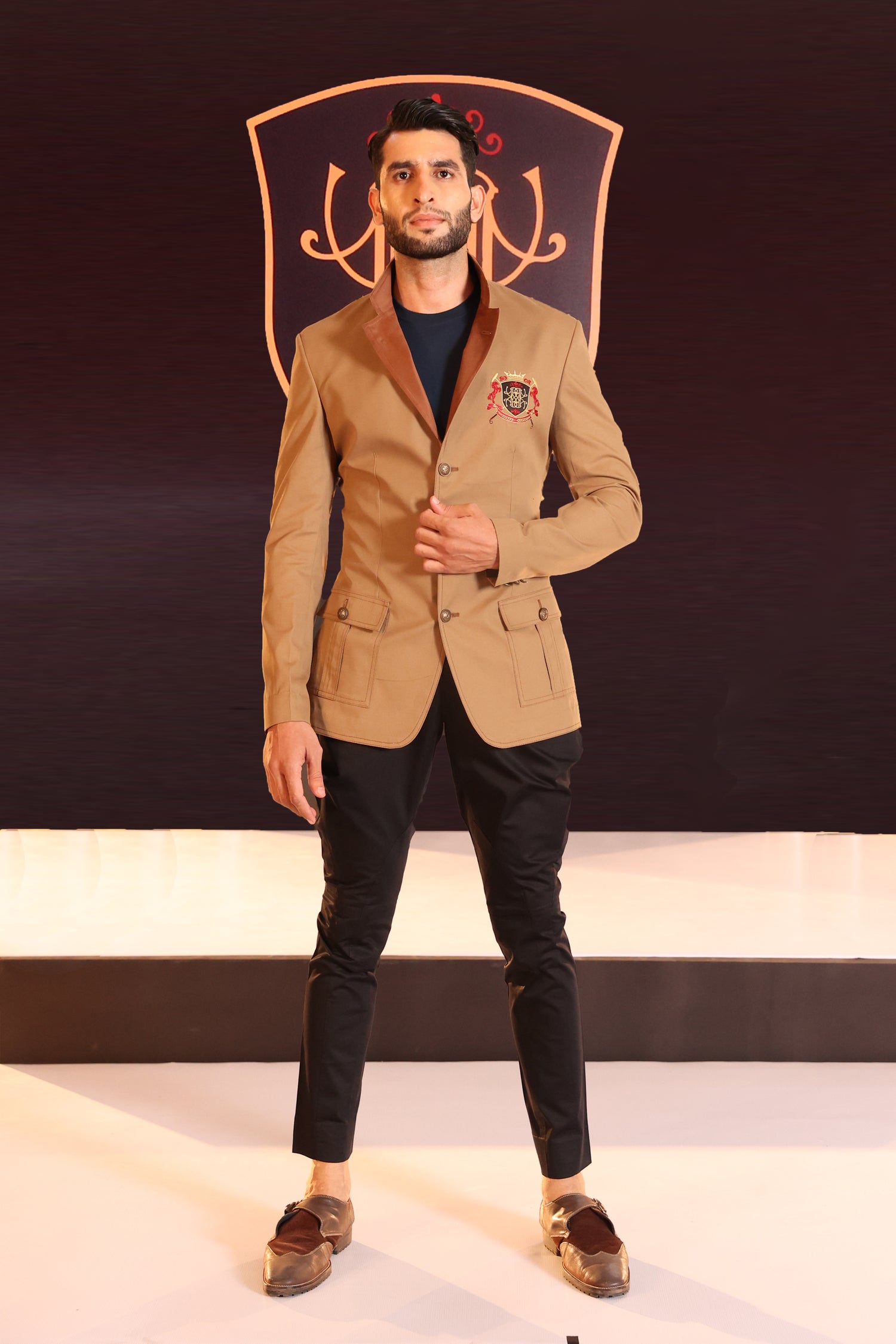 Beige Cotton Hunting Jacket – Rohit Kamra Jaipur
