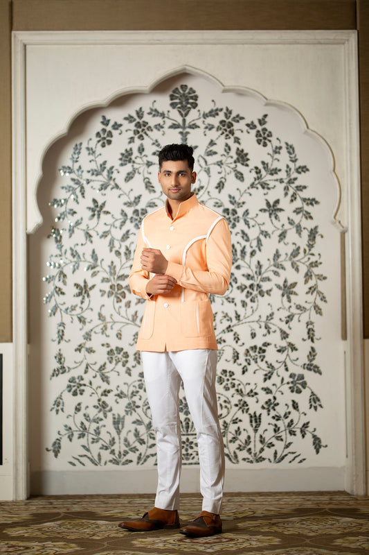 Peach Linen Hunting Safari