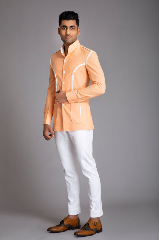 Peach Linen Hunting Safari