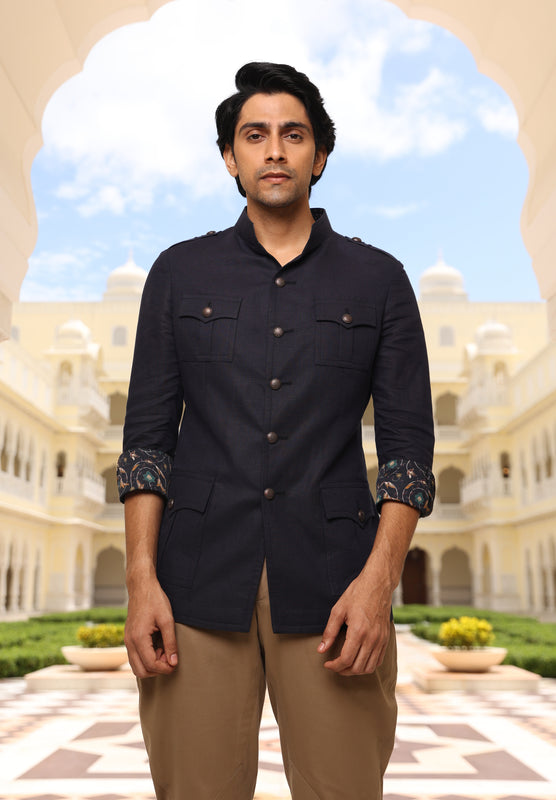 Blue Linen Hunting Safari