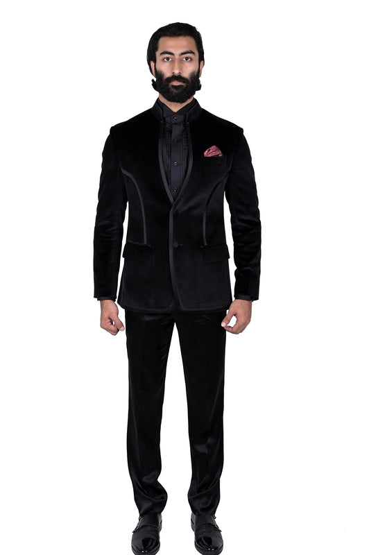 Black Velvet Indian Tuxedo